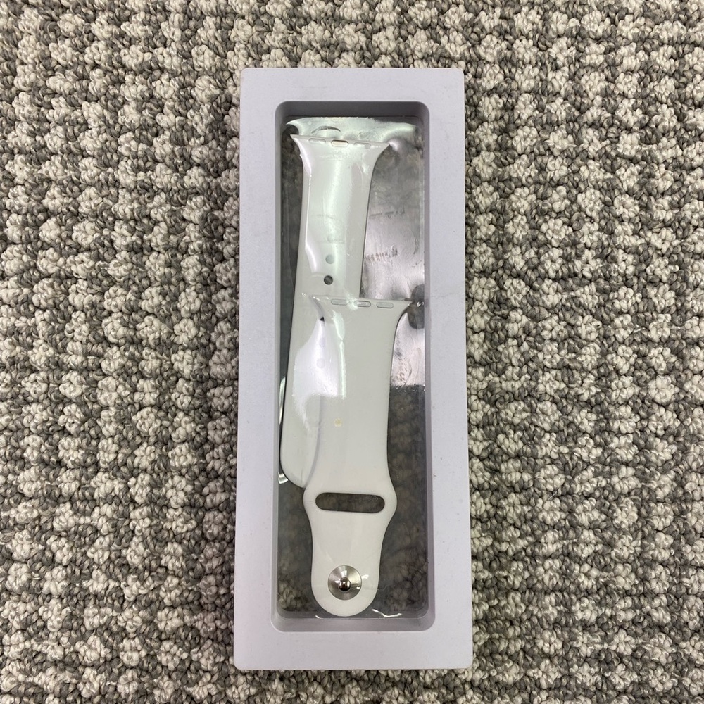NWOT White Silicone Watch Band Replacement